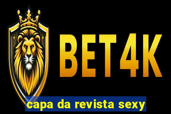 capa da revista sexy